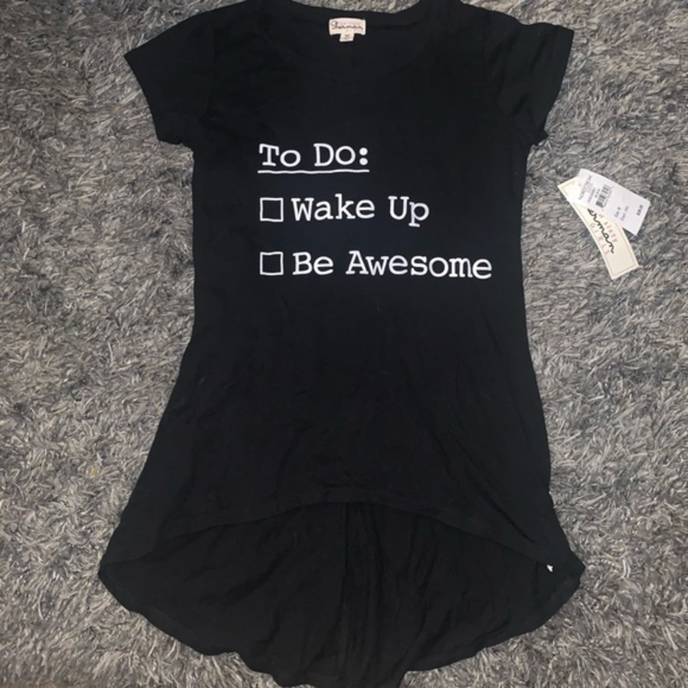 NWT M Ten Sixty Sherman black tee